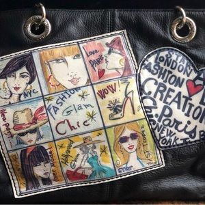 Brighton Collectibles Fashionista Glam Super Tote excellent pre-owned $420 orig.